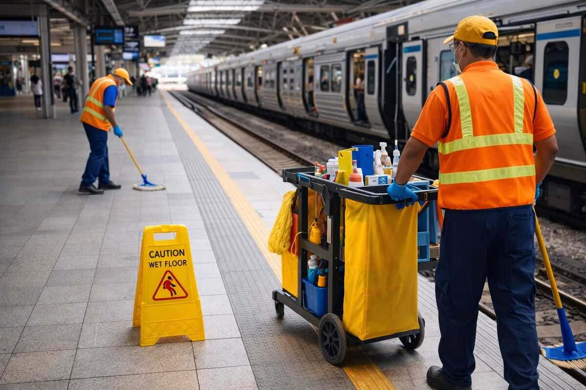 Railway Station Cleaning Services